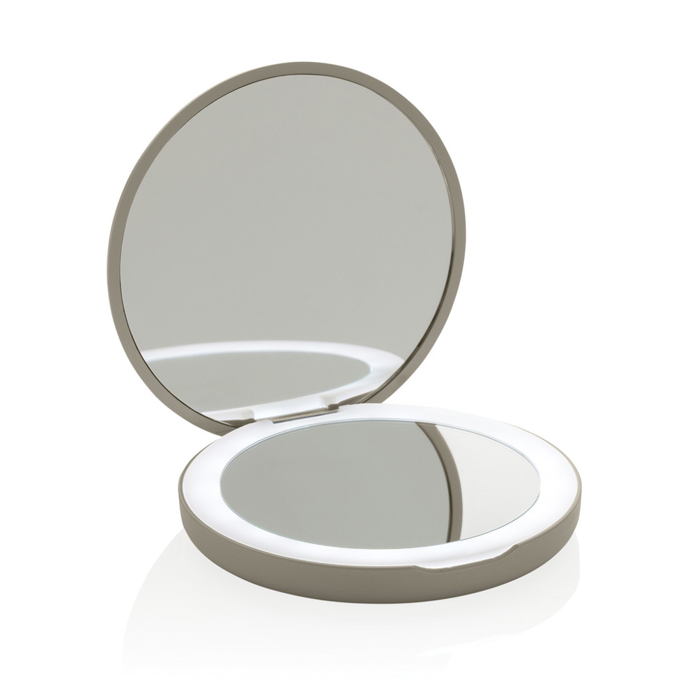Lumora RCS recycled plastic LED re-chargeable make-up mirror