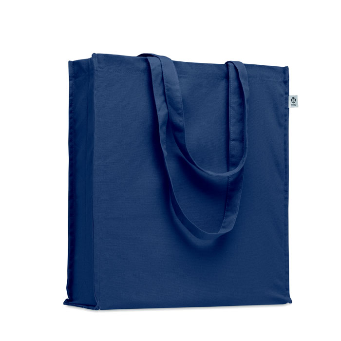 BENTE COLOUR - Organic cotton shopping bag - blue