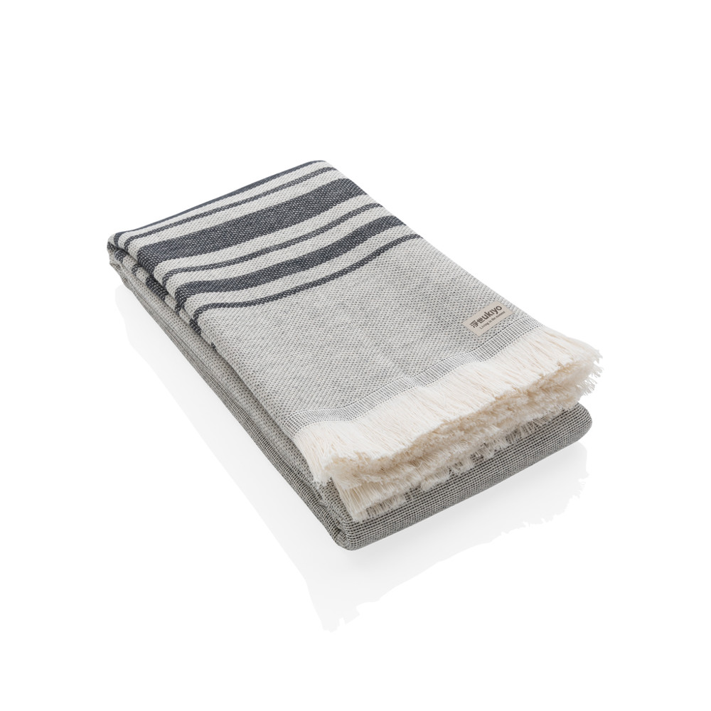 Ukiyo Yumiko AWARE™ Hammam Towel 100 x 180cm - black (± PMS Black)