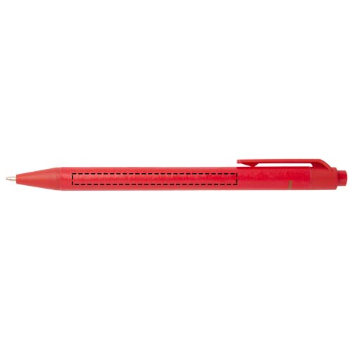 Chartik monochromatic recycled paper ballpoint pen with matte finish (black ink)