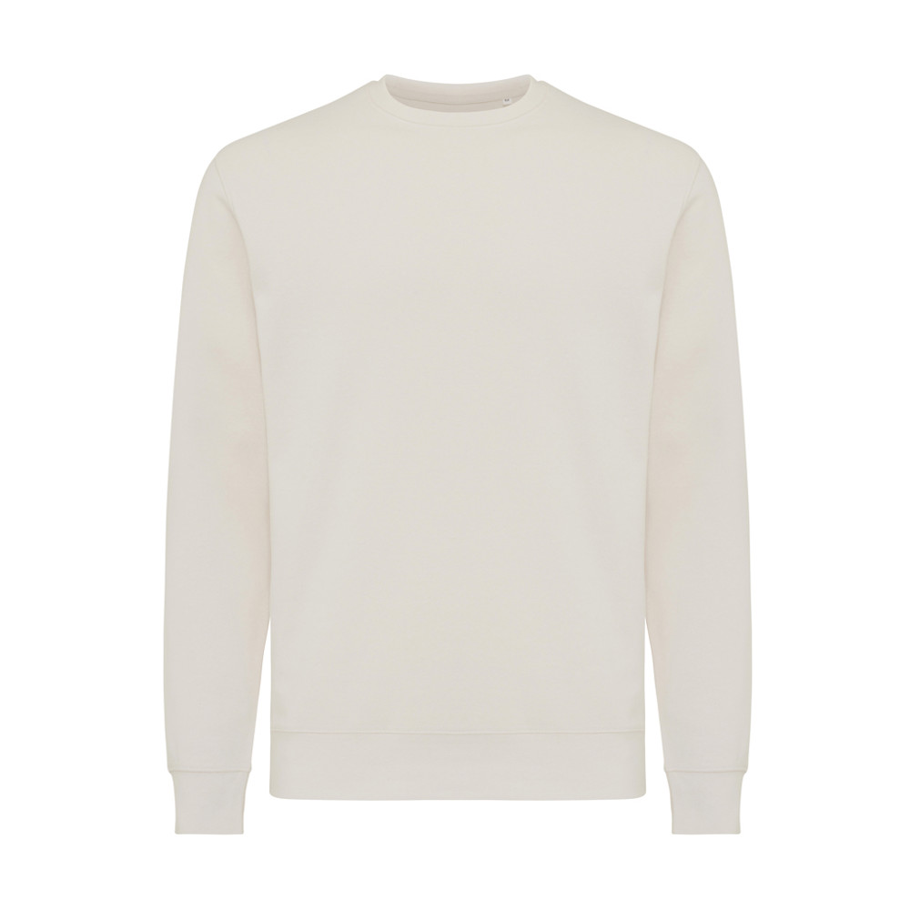 IQONIQ Etosha lightweight recycled cotton crew neck - ivory white (± PMS 12-2103 TCX)