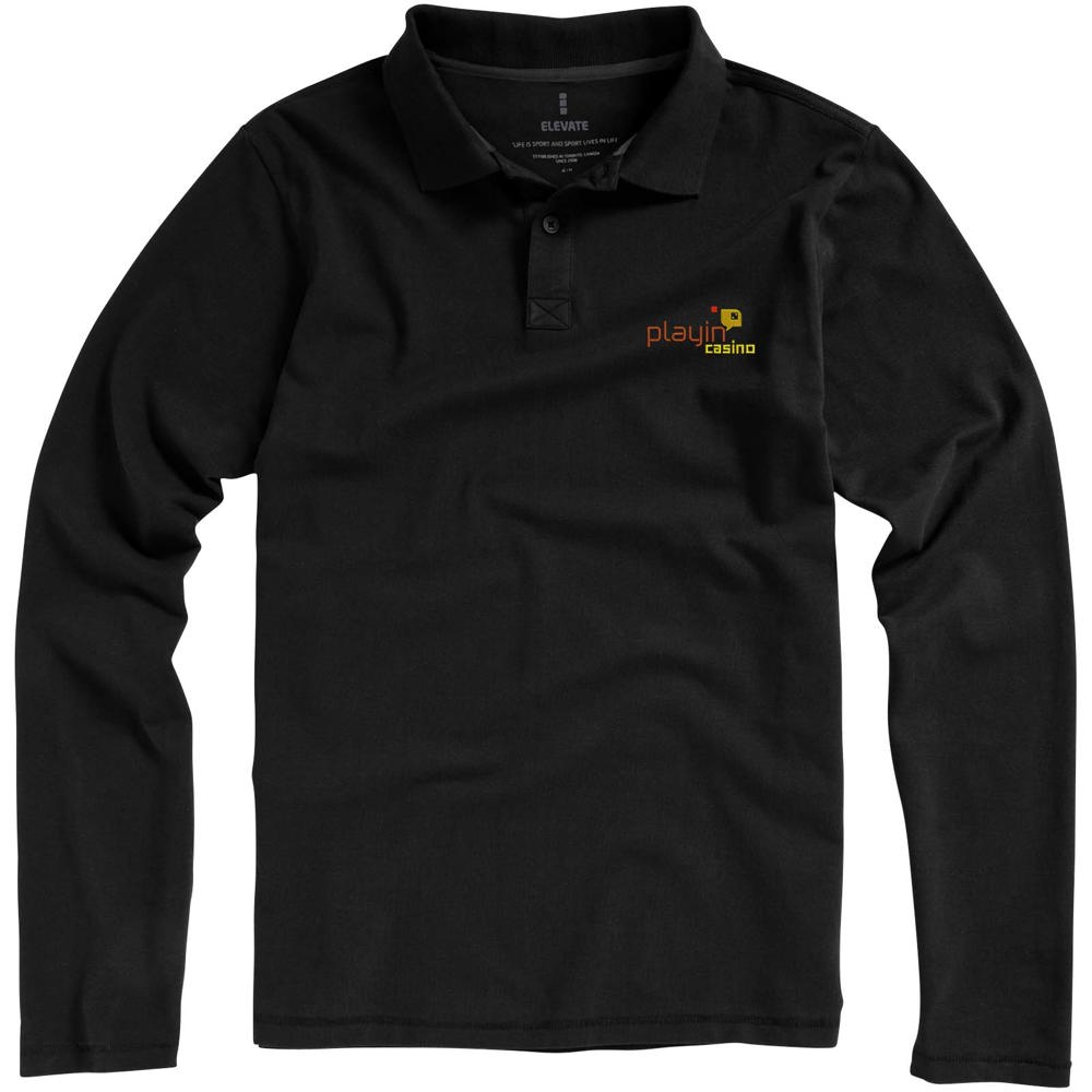 Calgary 180 g/m2 long sleeve men's polo