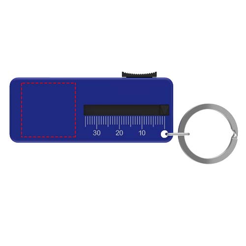 Rove recycled tyre tread check keychain
