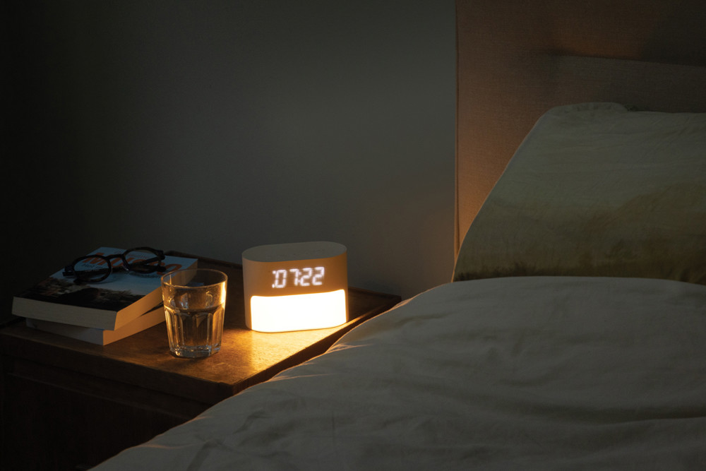 LumaRise RCS recycled plastic white noise alarm clock