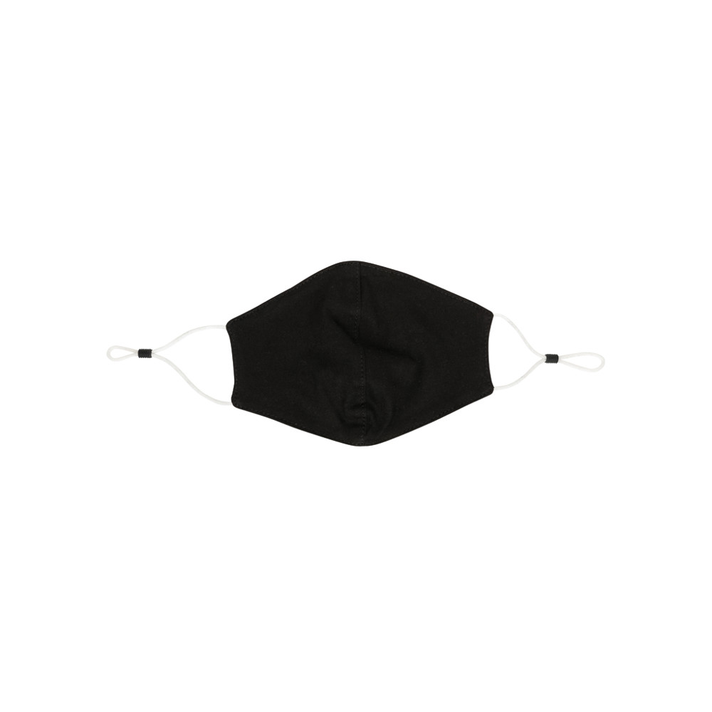 Reusable 2-ply cotton face mask - black (± PMS Black)