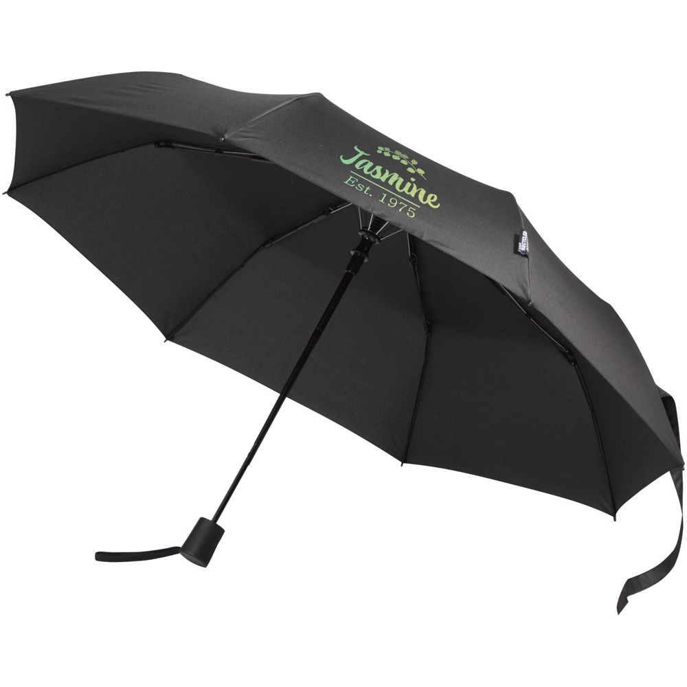 Agnes 21" foldable auto open RPET umbrella