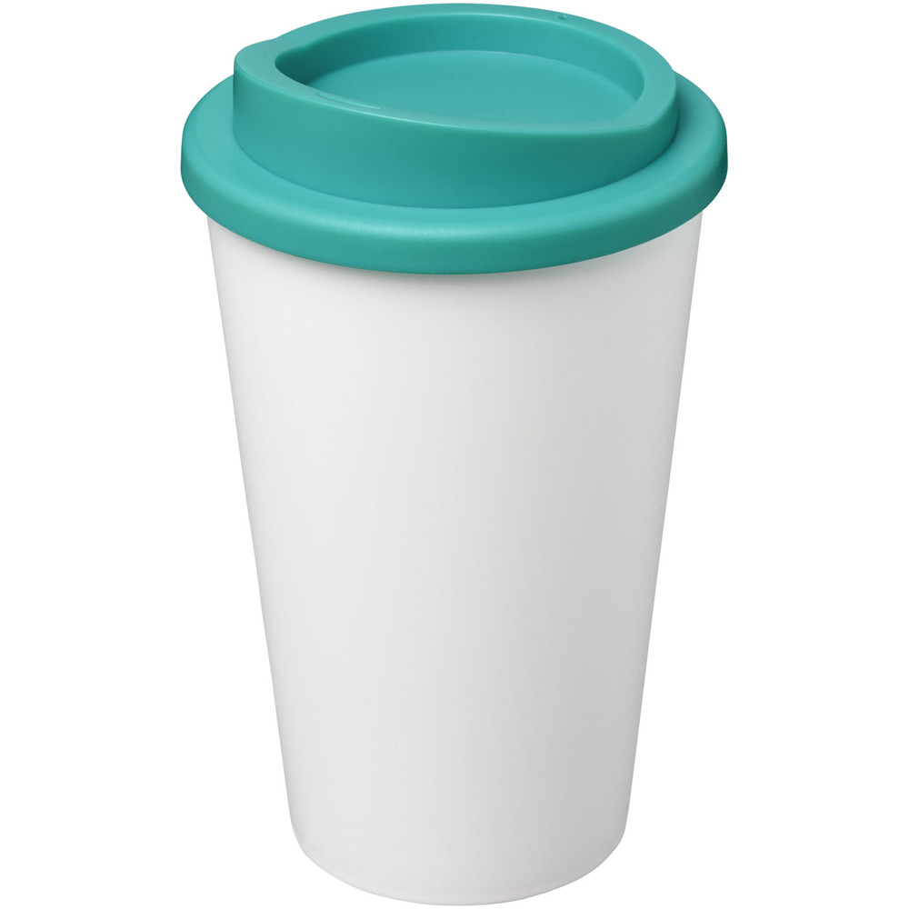 Americano® 350 ml insulated tumbler - White, Aqua
