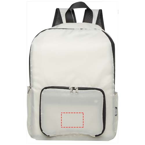 EcoFold RPET foldable backpack 15L
