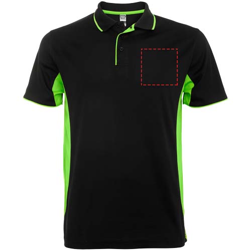 Montmelo 150 g/m² short sleeve unisex sports polo