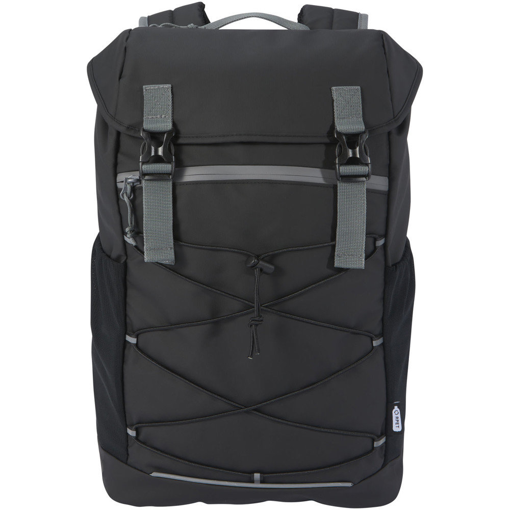 Aqua 15.6" GRS recycled water resistant laptop backpack 23L