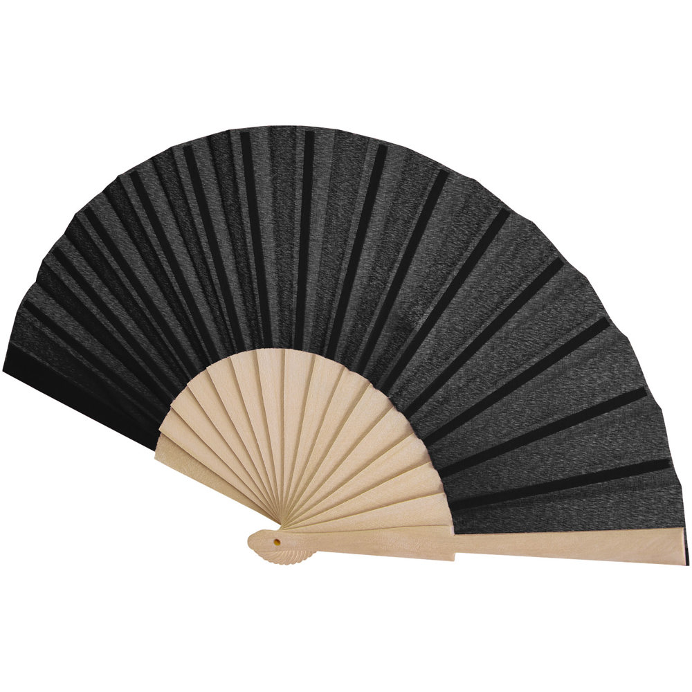Manuela hand fan - Black