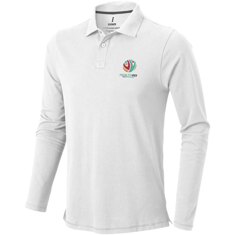 Calgary 180 g/m2 long sleeve men's polo