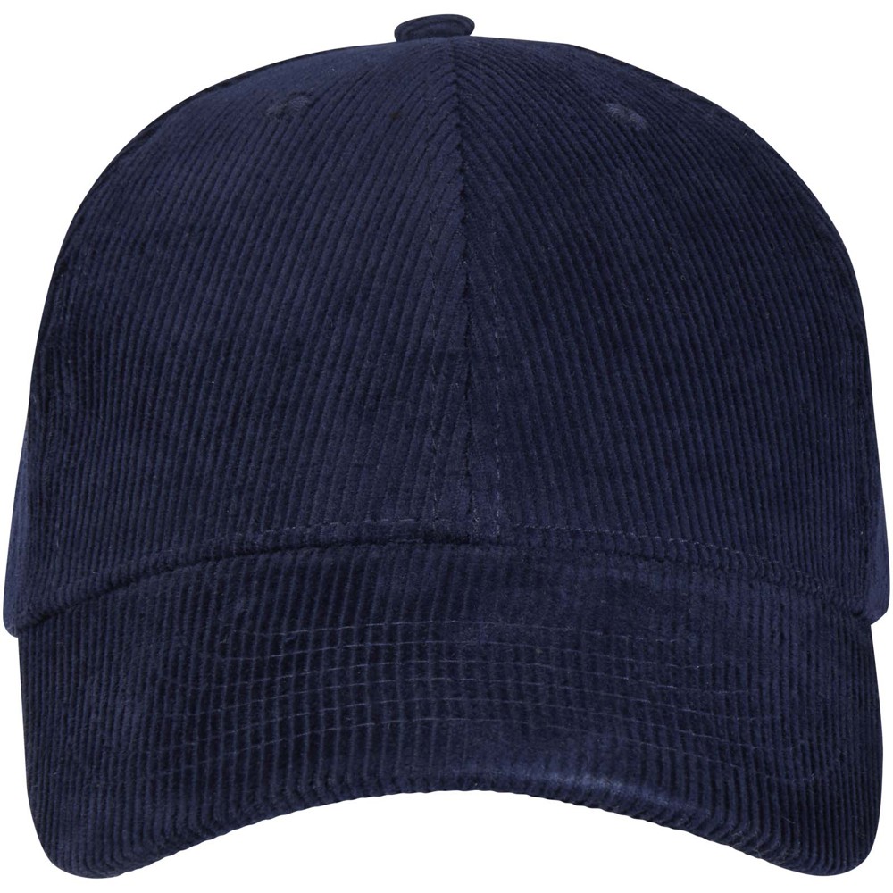 Hutton 6 panel 280 g/m² recycled corduroy cap