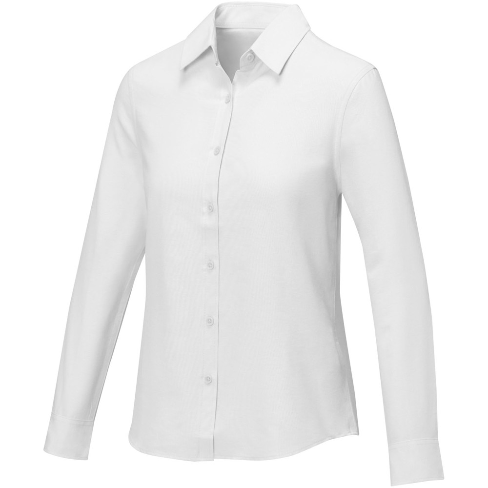 Pollux 130 g/m2 long sleeve women's shirt - White
