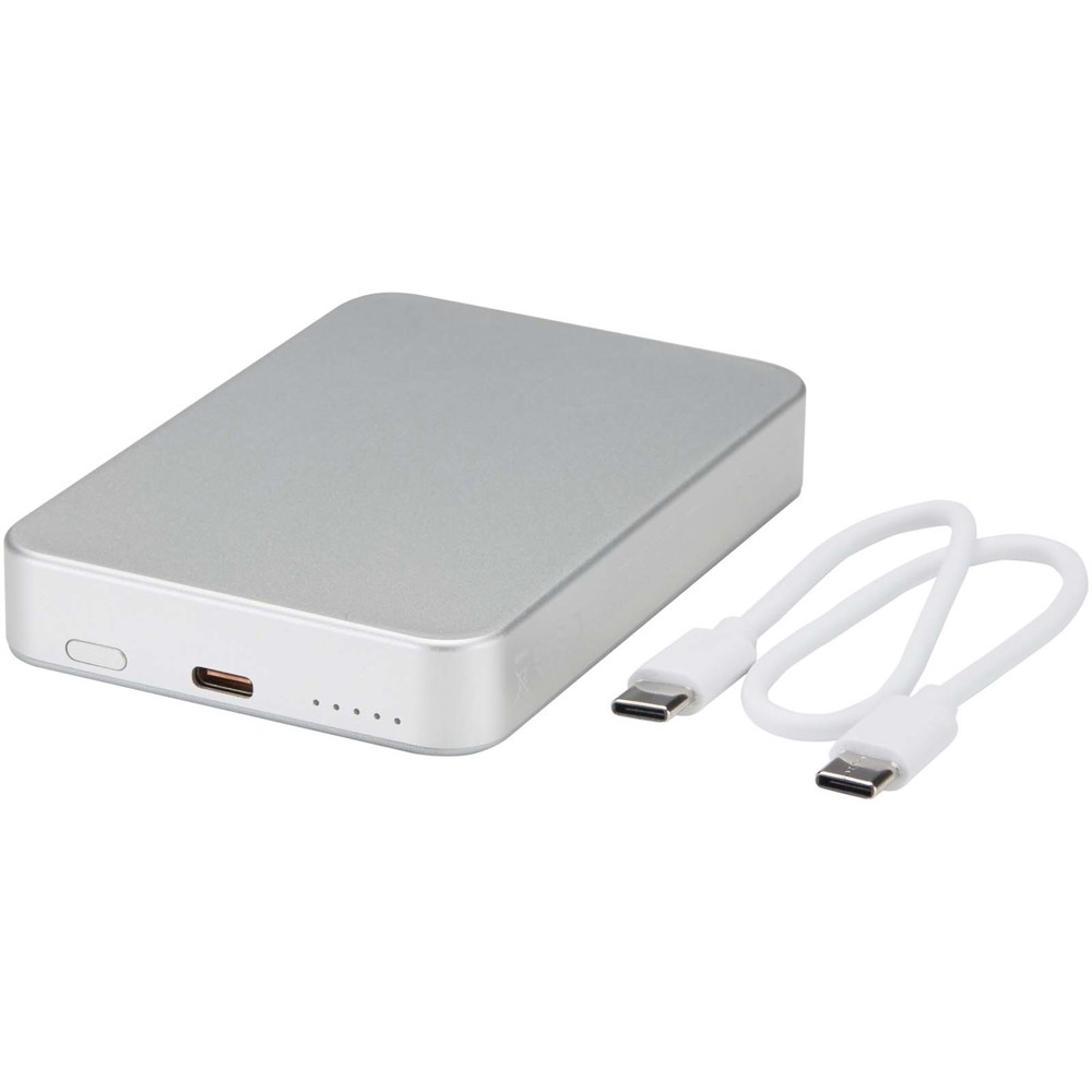 Avis 10.000 mAh RCS recycled aluminium magnetic power bank 