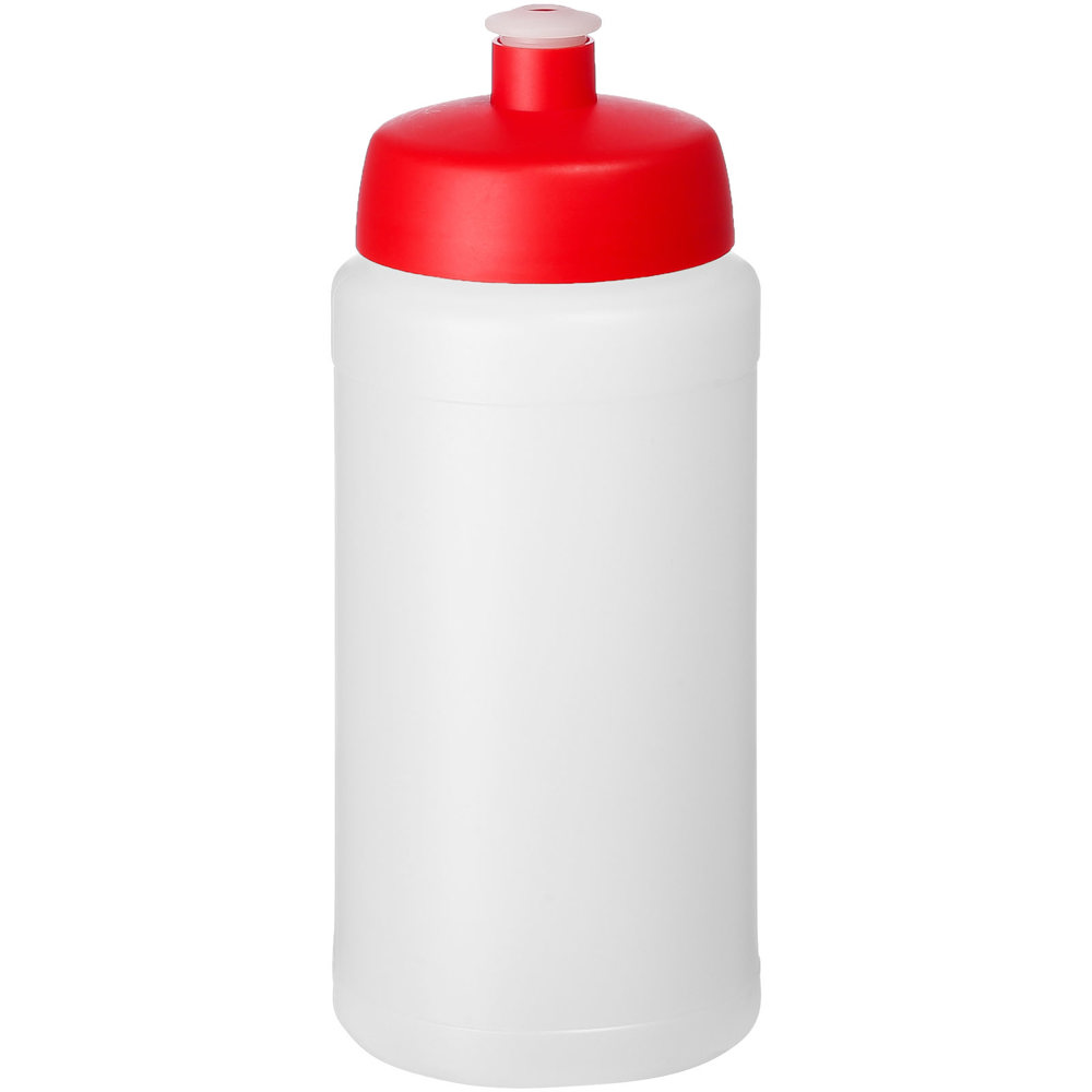 Baseline® Plus 500 ml bottle with sports lid - Transparent, Red