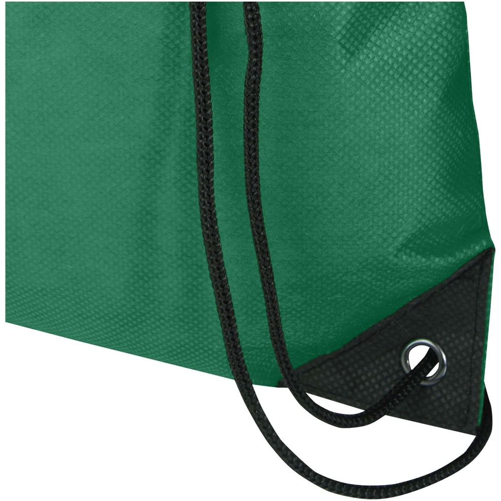 Evergreen GRS recycled non-woven drawstring bag 5L