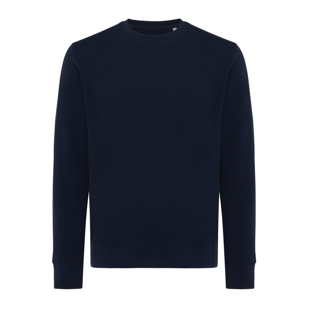 IQONIQ Etosha lightweight recycled cotton crew neck - navy (± PMS 19-3923TCX)