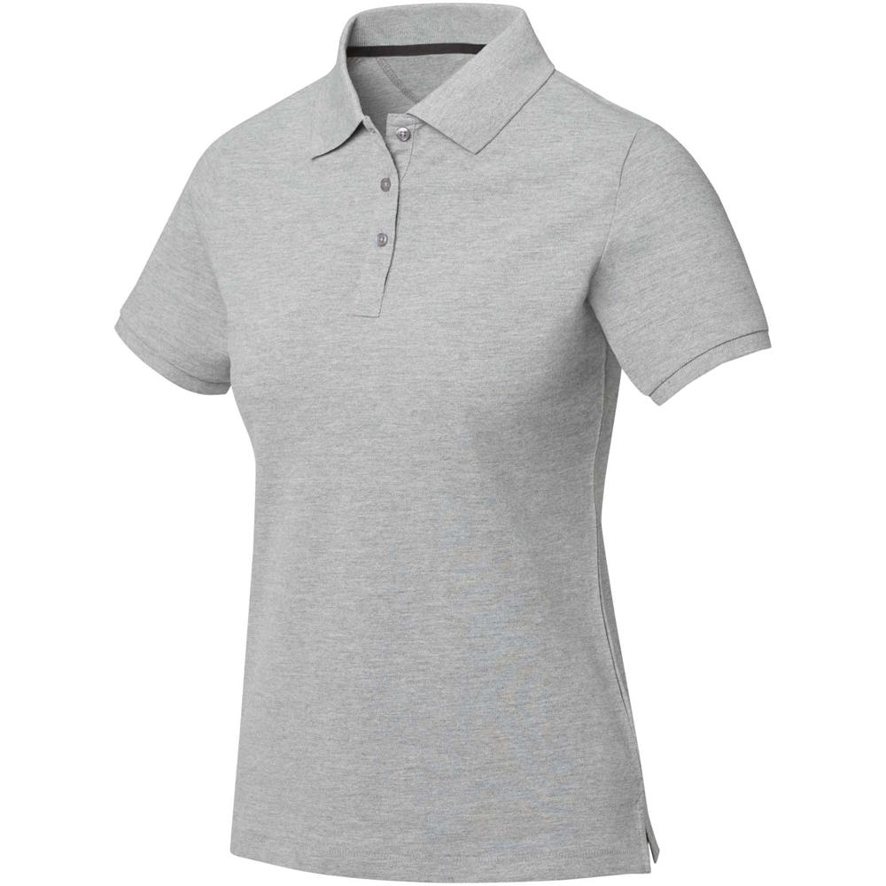 Calgary 200 g/m2 short sleeve women's polo - Grey melange