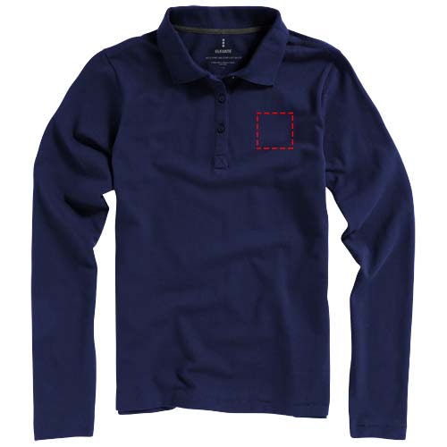 Calgary 180 g/m2 long sleeve women's polo