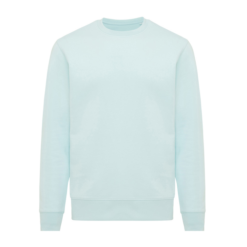 IQONIQ Etosha lightweight recycled cotton crew neck - crushed mint (± PMS 12-5410 TCX)