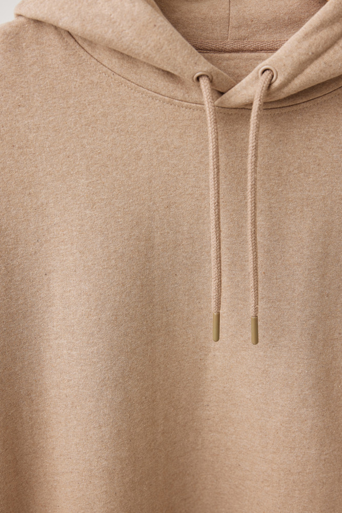 IQONIQ Torres recycled cotton hoodie undyed
