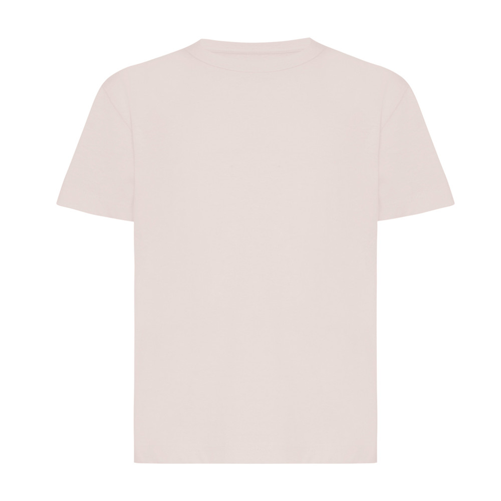 IQONIQ Koli kids lightweight recycled cotton t-shirt - cloud pink (± PMS 11-1408 TCX)