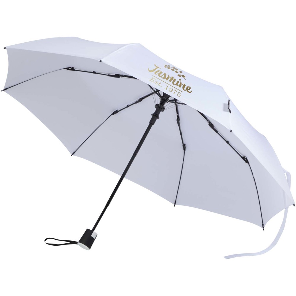 Agnes 21" foldable auto open RPET umbrella