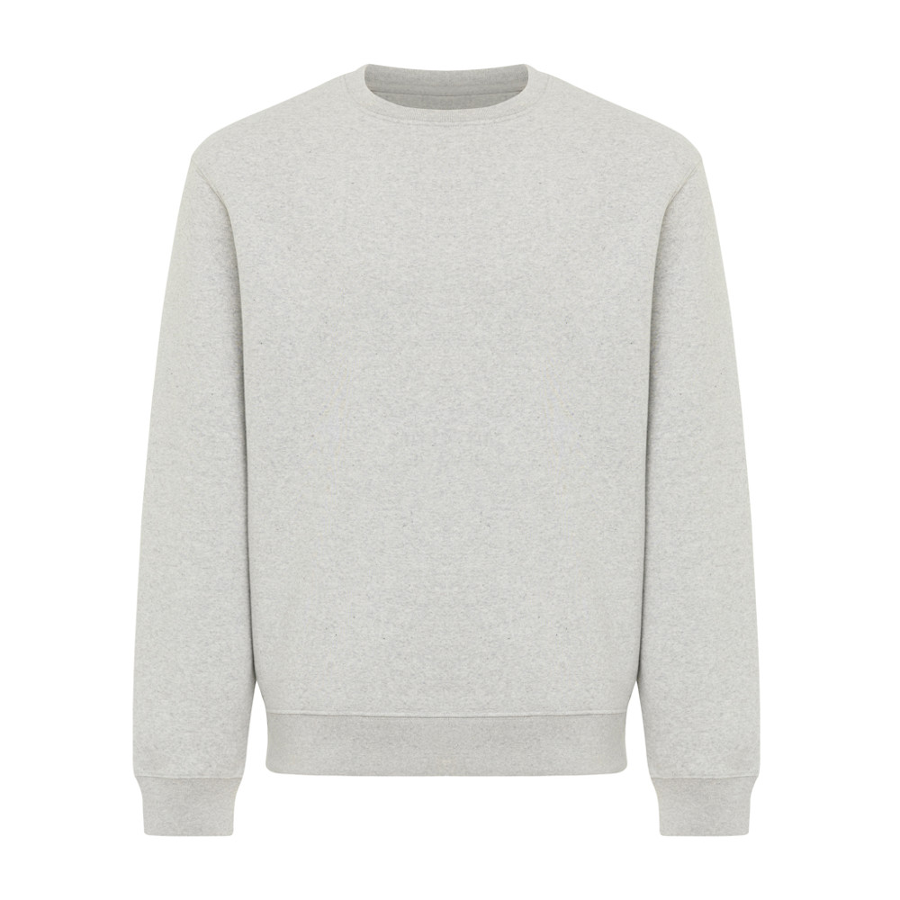 IQONIQ Torla recycled cotton crew neck - light heather grey (± PMS light heather grey)