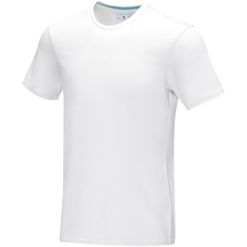 Azurite short sleeve men’s organic t-shirt - White