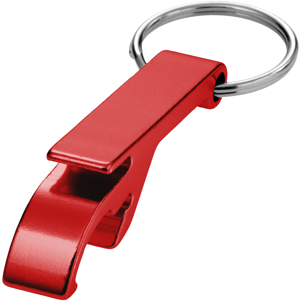 Tao bottle and can opener keychain - Red