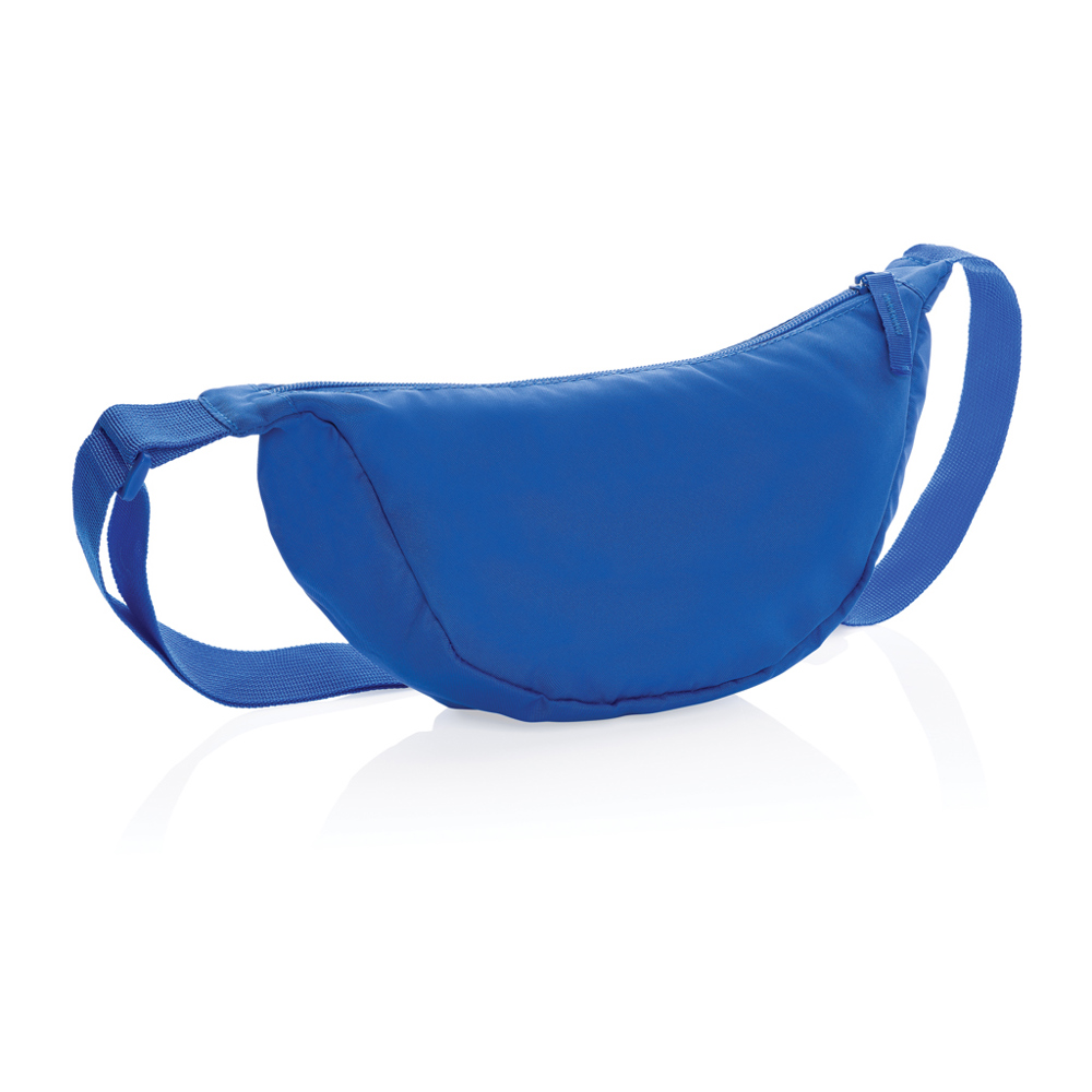 Crescent AWARE™ RPET half moon sling bag - royal blue (± PMS 19-4050 TCX)