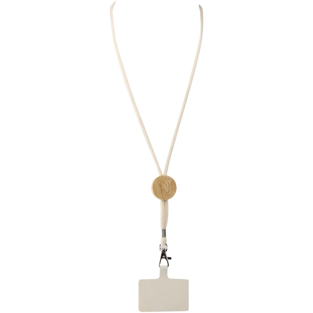 Adhab smartphone lanyard with bamboo details