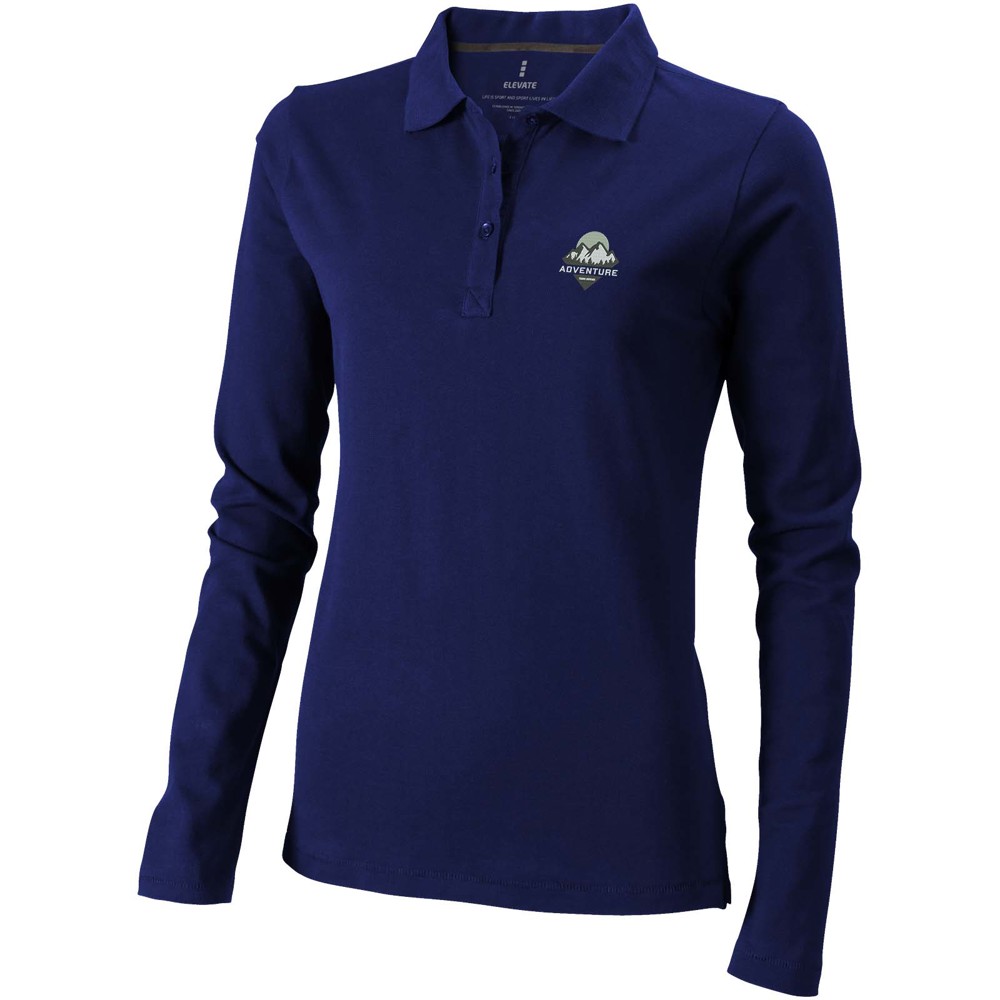 Calgary 180 g/m2 long sleeve women's polo