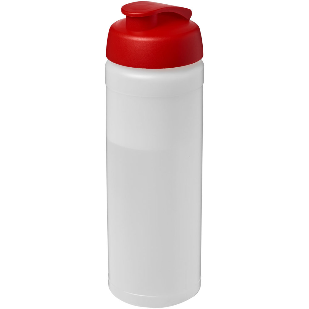 Baseline® Plus 750 ml flip lid sport bottle - Transparent, Red