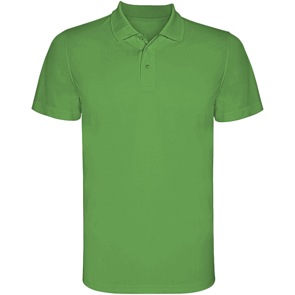 Monzha 150 g/m² short sleeve men's sports polo - Fern green