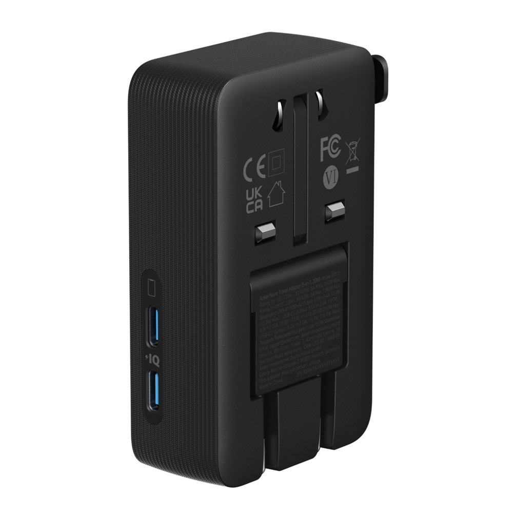 Anker Nano Travel Adapter (5-in-1, 20W)