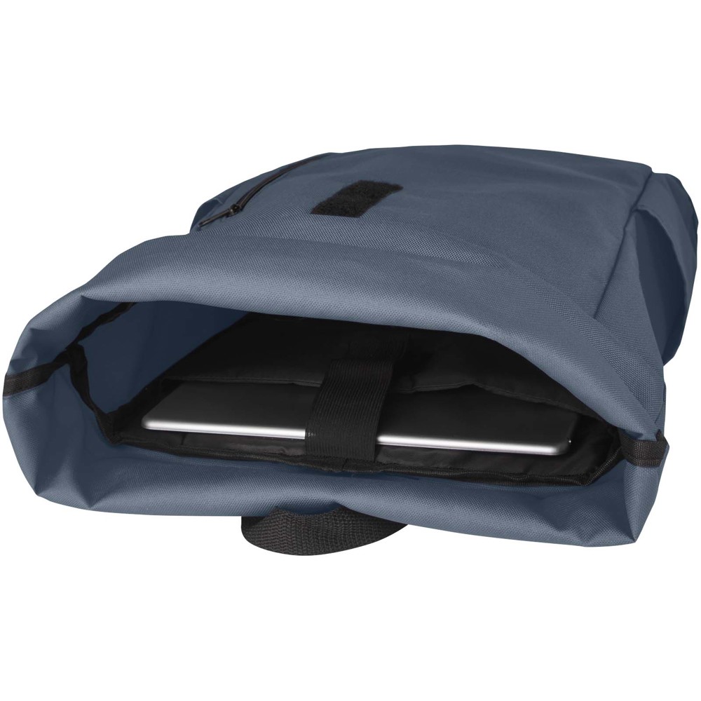 Byron 15.6" GRS RPET roll-top backpack 18L
