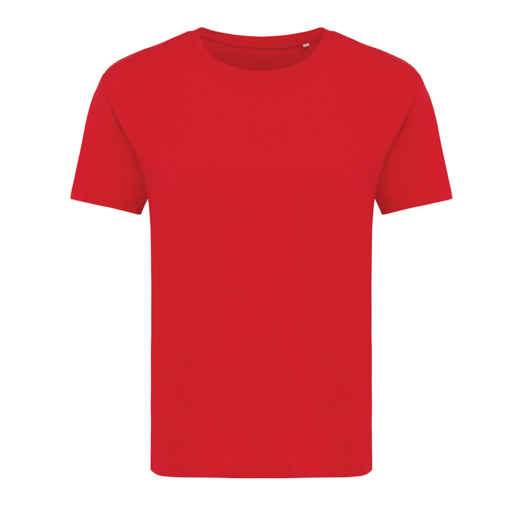 IQONIQ Yala women lightweight recycled cotton t-shirt - red (± PMS 19-1757 TCX)