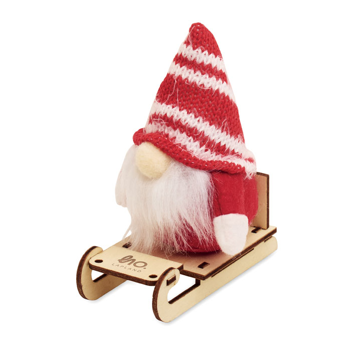 FROSTY SLEIGH - Gnome on wooden sleigh
