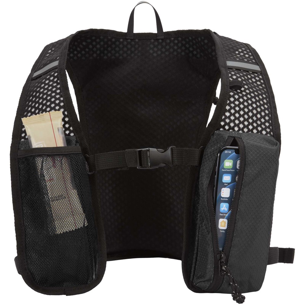 Varyon GRS recycled running vest hydration pack 5L