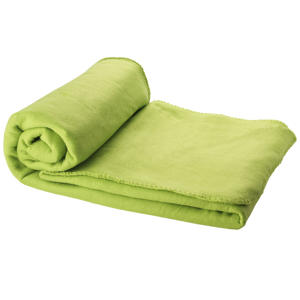 Huggy fleece plaid blanket with carry pouch 150x120 cm