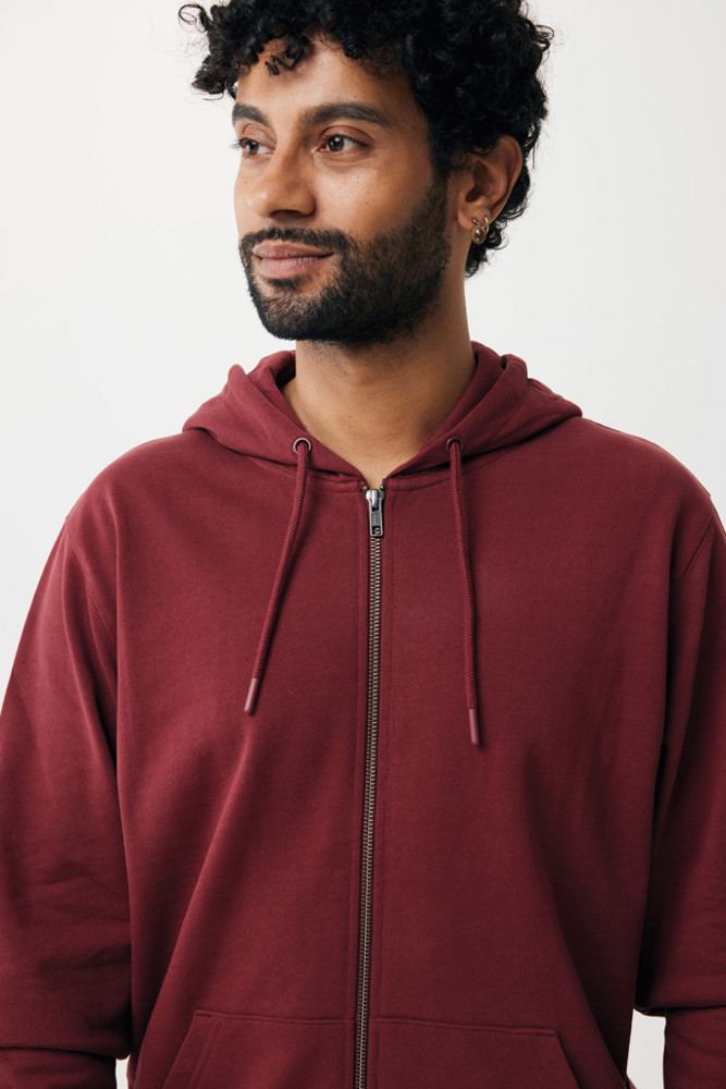 IQONIQ Abisko recycled cotton zip through hoodie