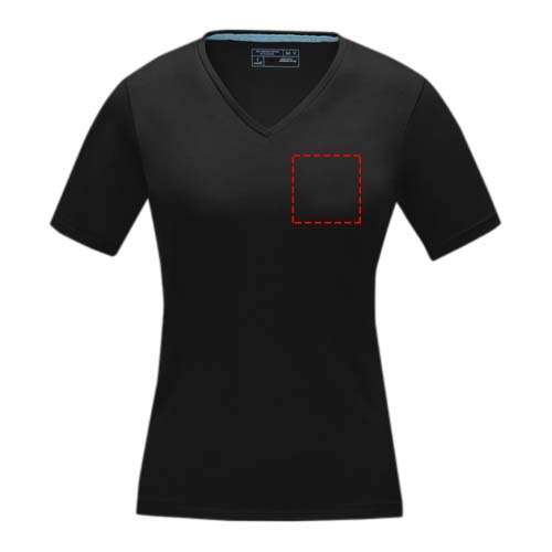 Kawartha short sleeve women's organic v-neck t-shirt
