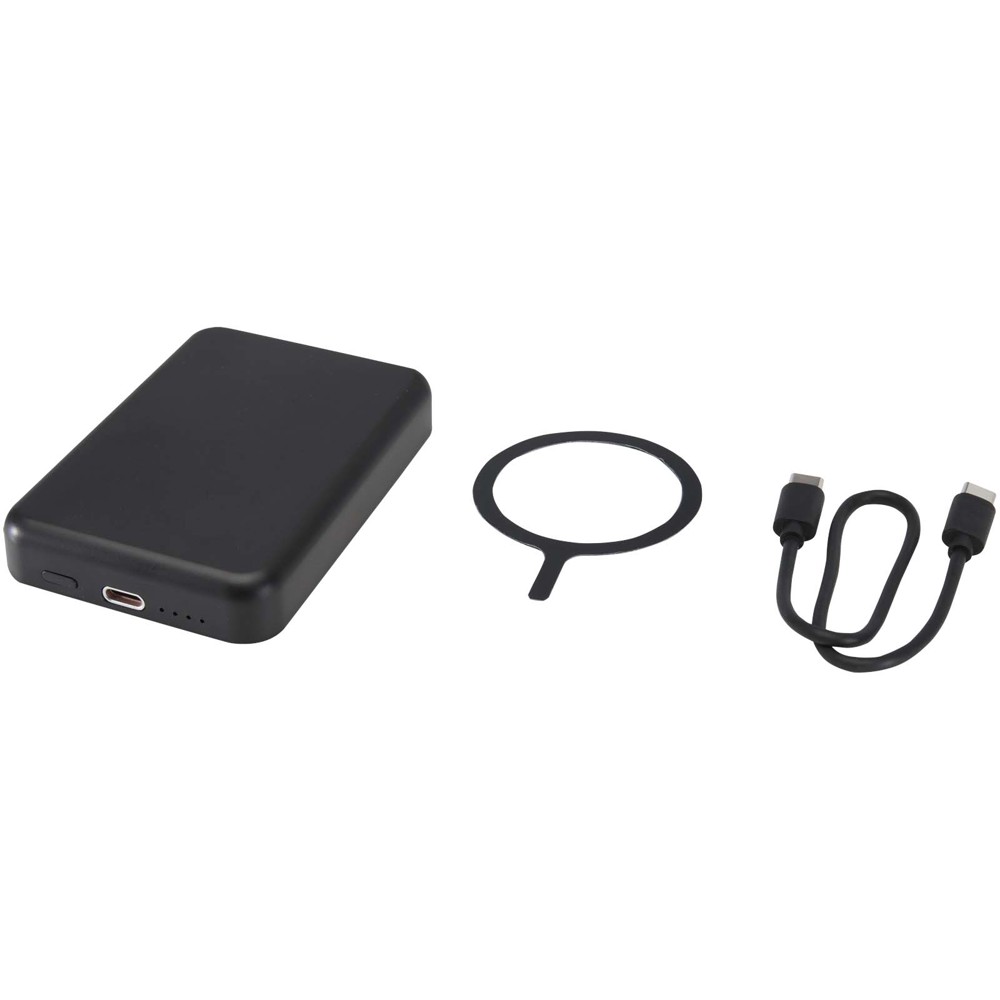 Acrab 5000 mAh 15W magnetic wireless power bank with 20W PD - made from recycled plastic