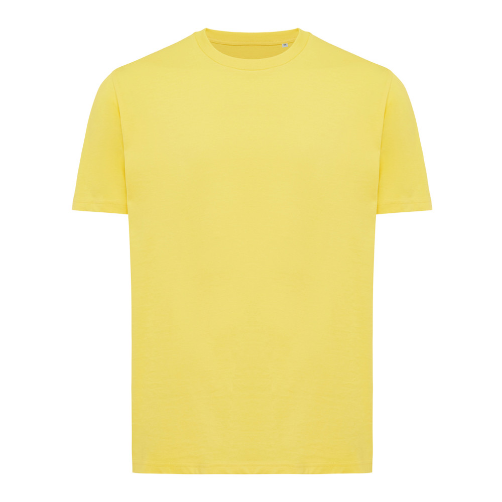 IQONIQ Sierra lightweight recycled cotton t-shirt - yellow (± PMS 13-0759 TCX)
