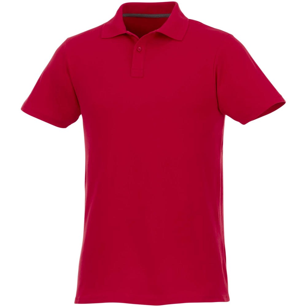 Helios 180 g/m2 short sleeve men's polo - Red