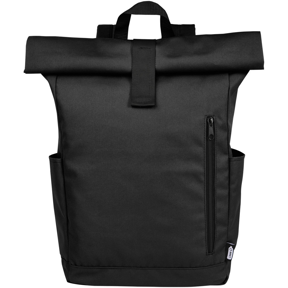 Byron 15.6" GRS RPET roll-top backpack 18L