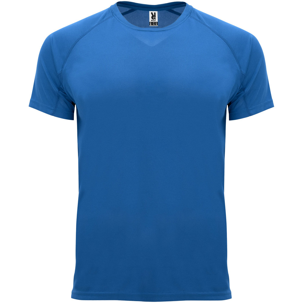 Bahrain 135 g/m2 short sleeve men's sports t-shirt - Royal blue