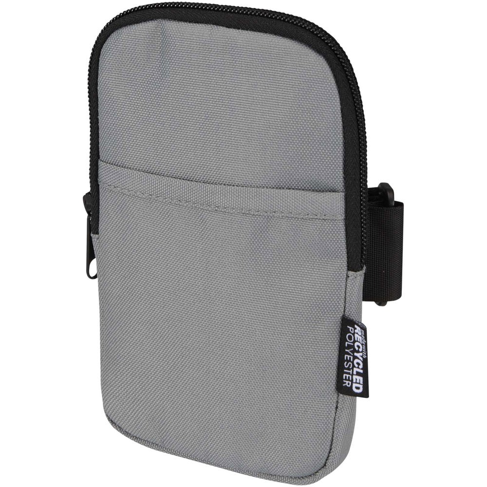 Byron GRS recycled bottle pouch - Grey